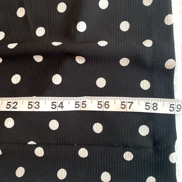 Women’s black and white polka dotted jumpsuit Size Medium - Picture 6 of 9